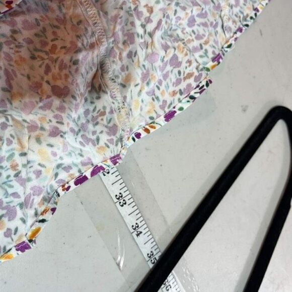 Torrid Fit And Flare Floral Tie Back Stretch Challis Button-Front‎ Tank Size 4X - Picture 10 of 11